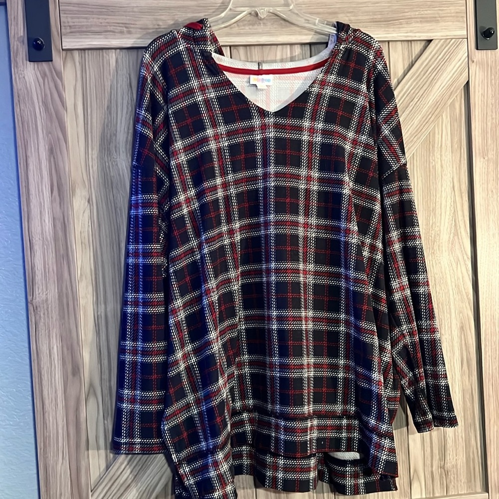 Hooded v neck